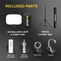 SeeDevil 150 Watt LED Balloon Light Kit Image Included