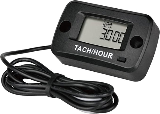 National Supply Brand Deluxe Hour Meter & Tachometer - NS-ENG-METER-4C-01